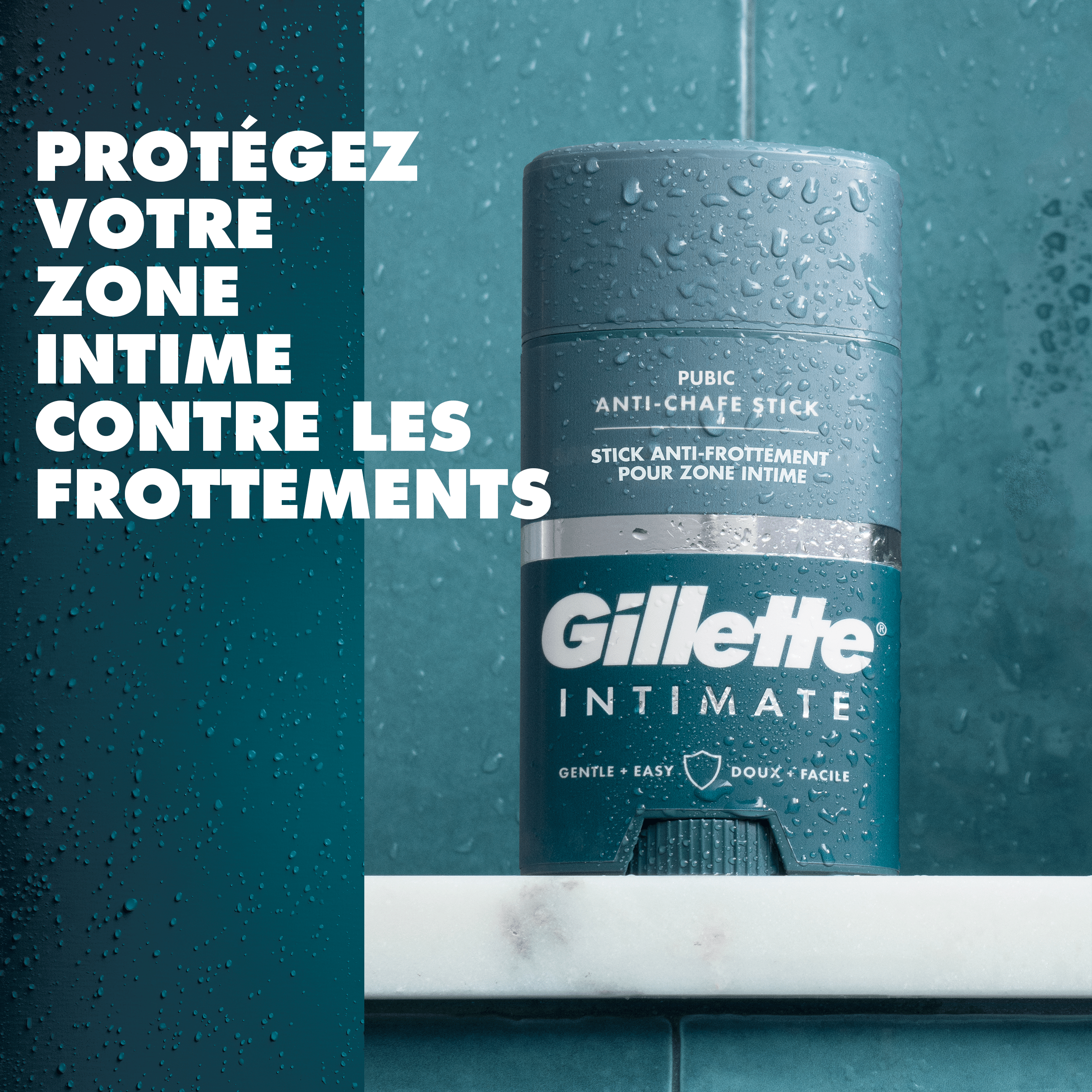 Le stick anti-frottement Gillette Intimate