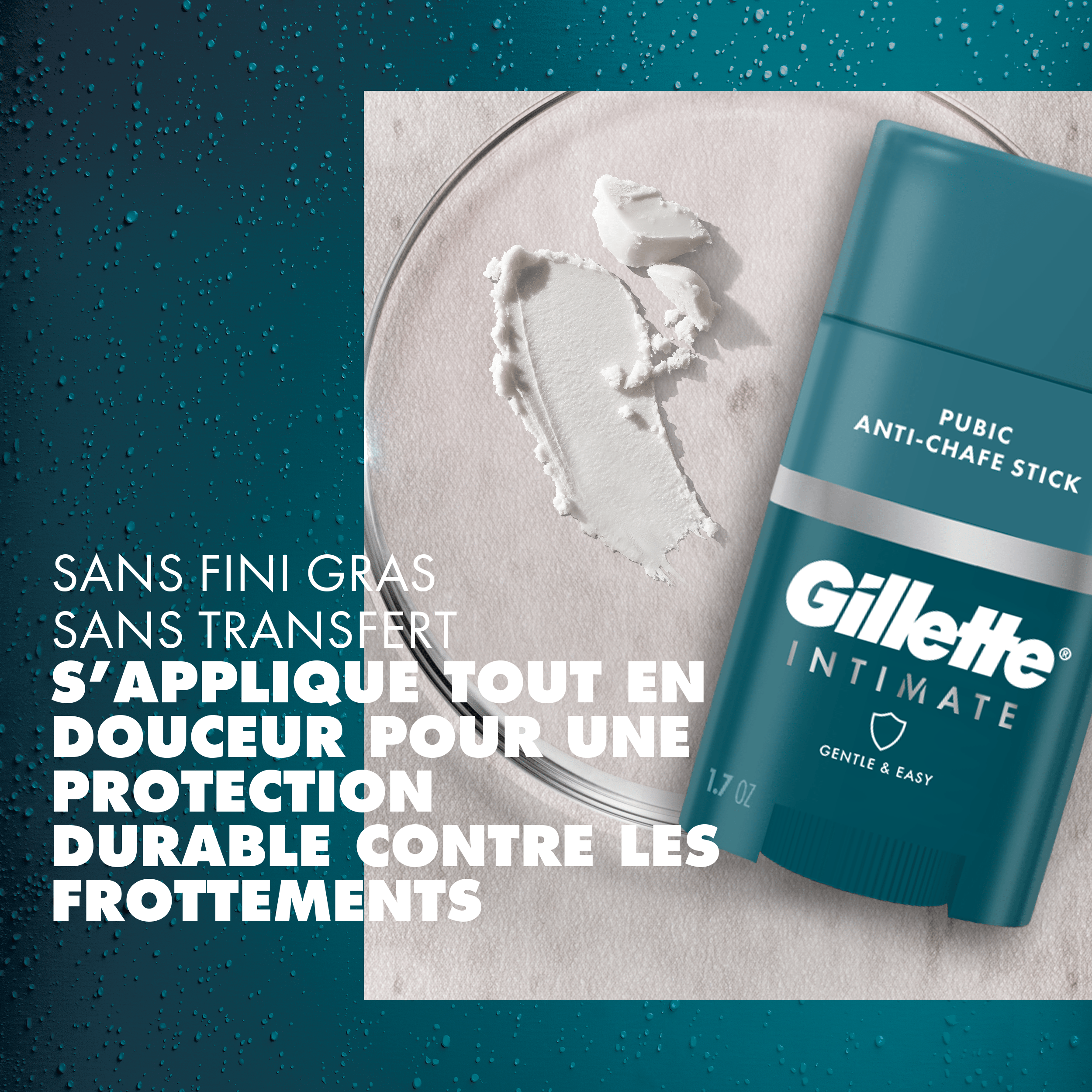 Le stick anti-frottement Gillette Intimate