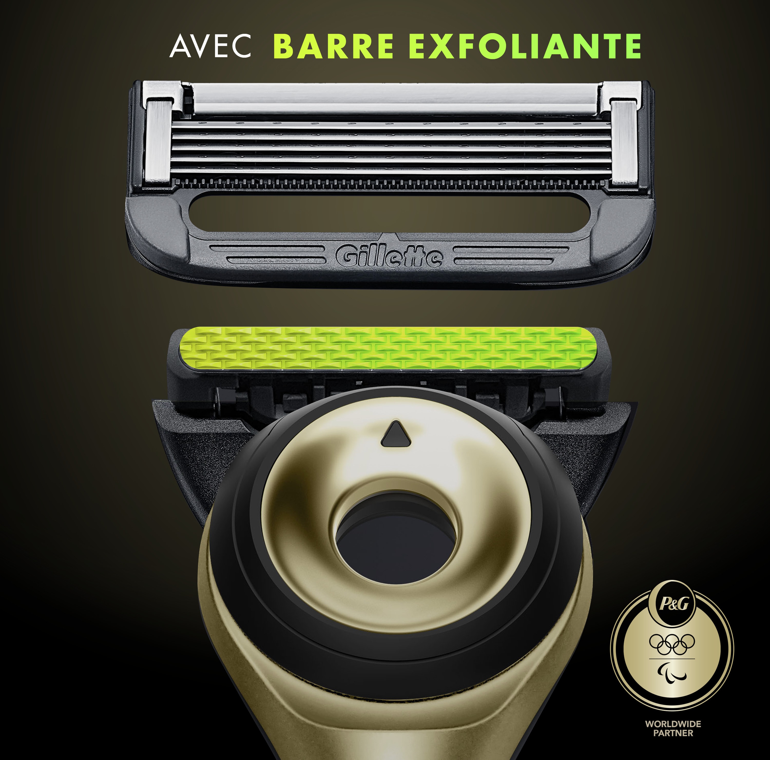 Avec barre exfoliante
