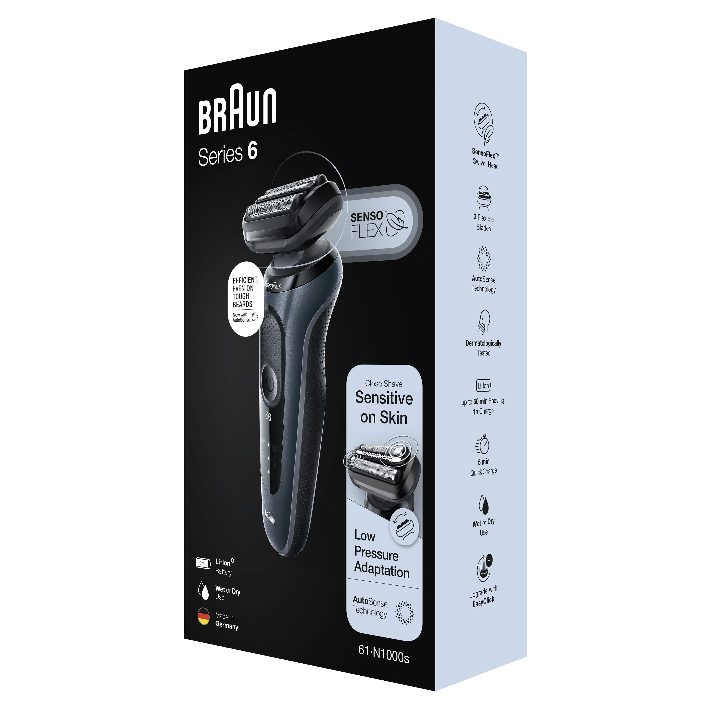 Braun Series 6 - 61-N1000s verpackt
