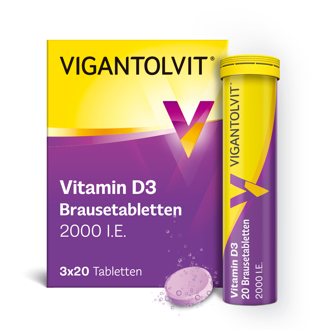 Vigantolvit 2000 D3 Brausetabletten (60 St.)  6