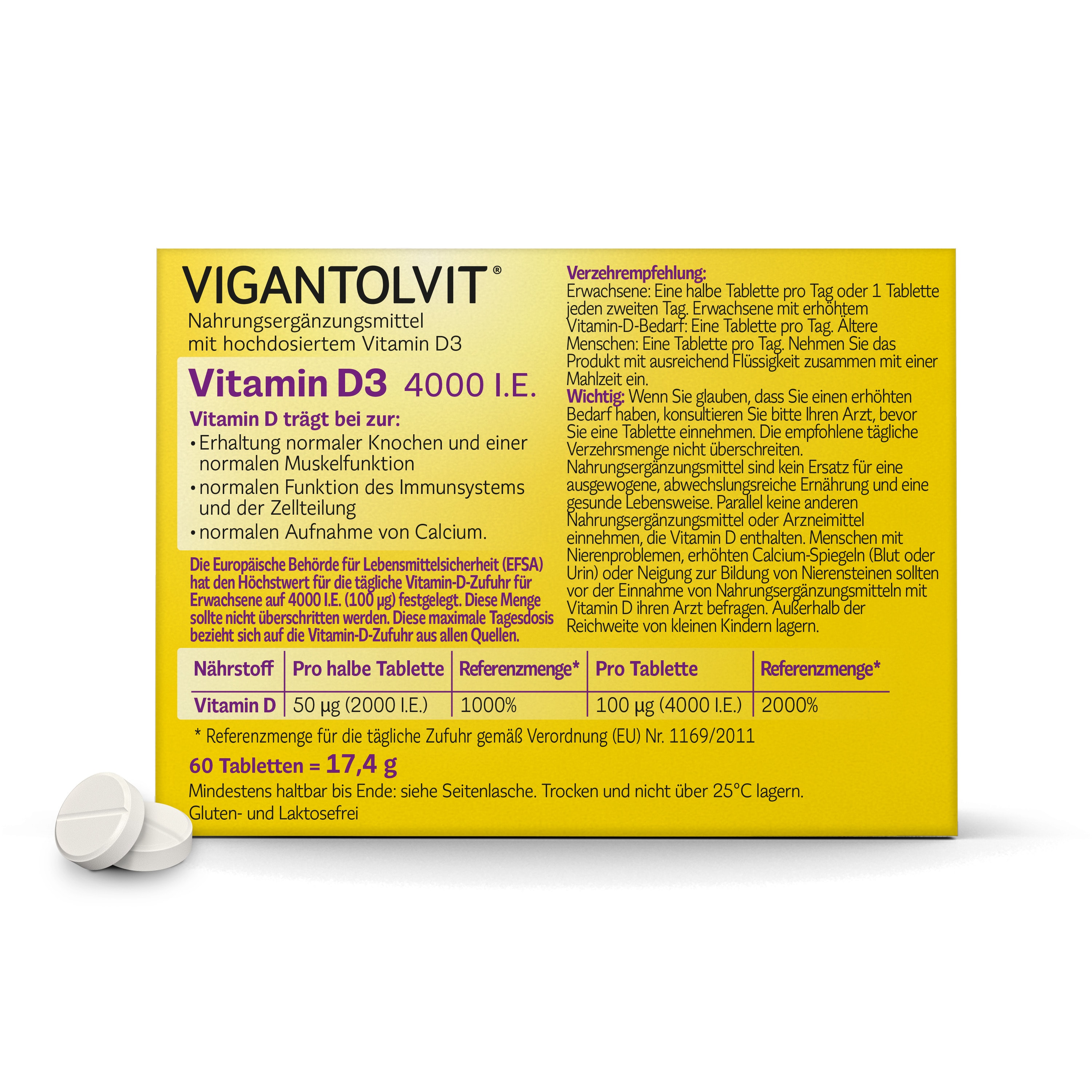 VIGANTOLVIT 4000 I.E. Vitamin D 4