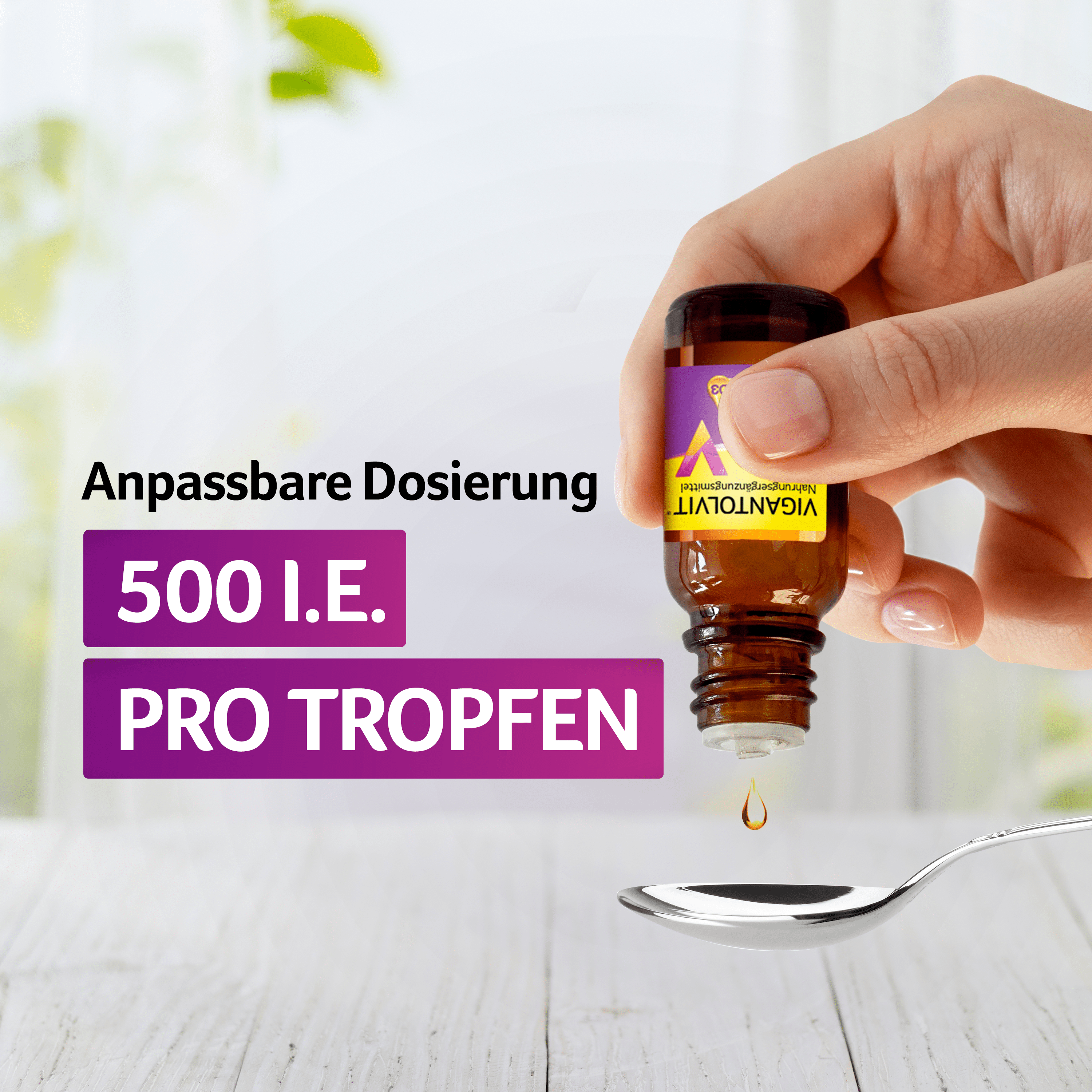 VIGANTOLVIT® 500 I.E. Vitamin D3 in Olivenöl