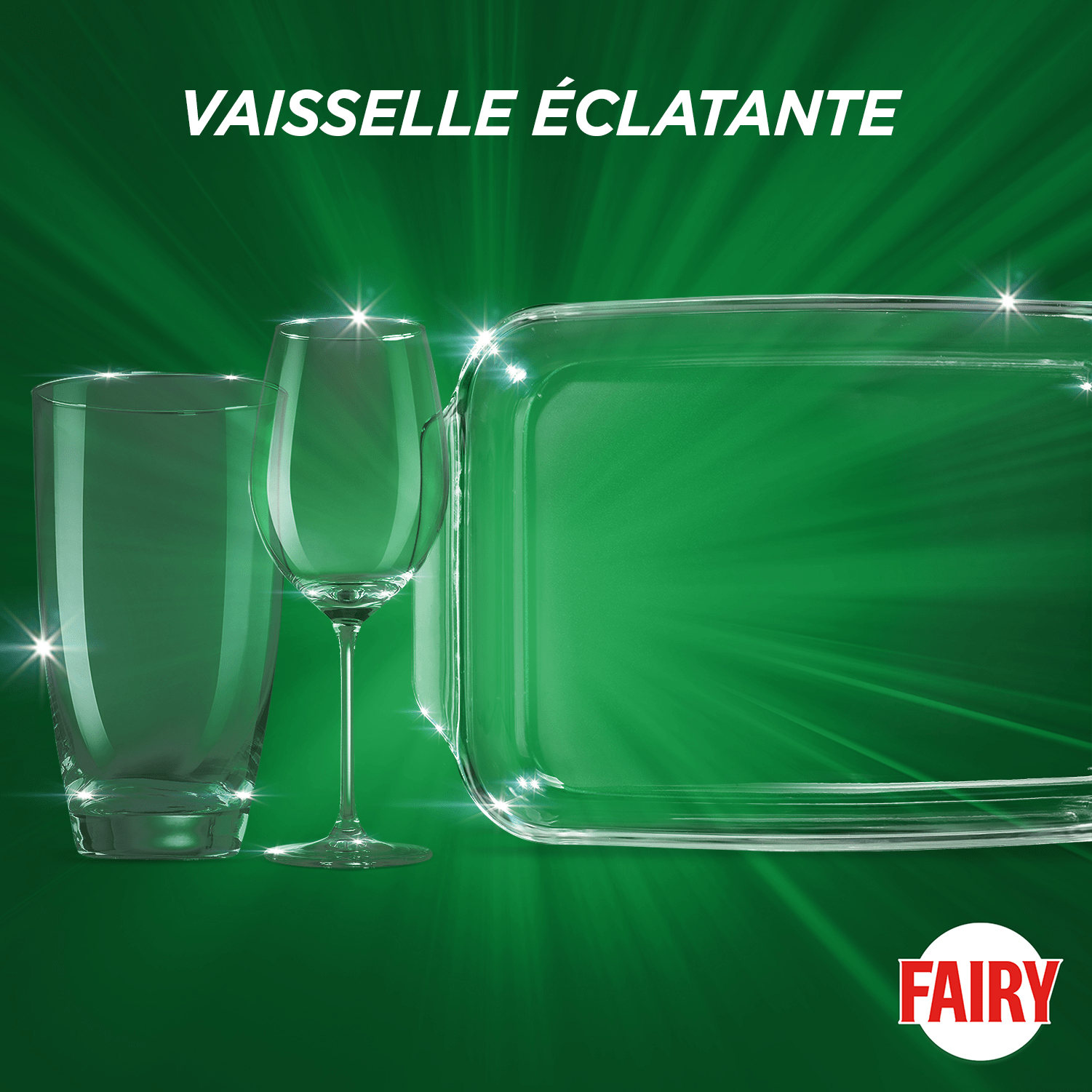 Vaisselle éclatante