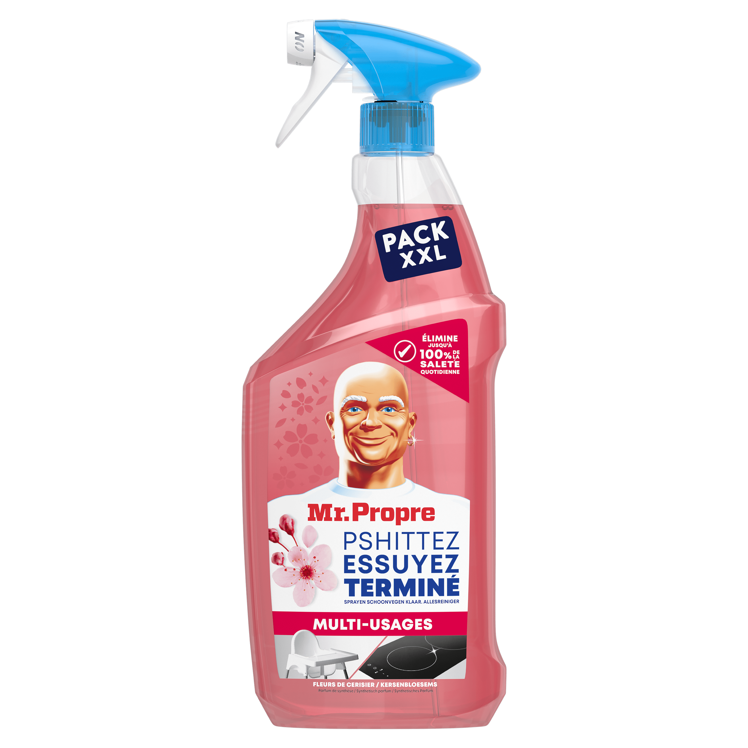 Mr. Propre Pshittez, Essuyez, Terminé multi-usages - parfum fleurs de cerisier