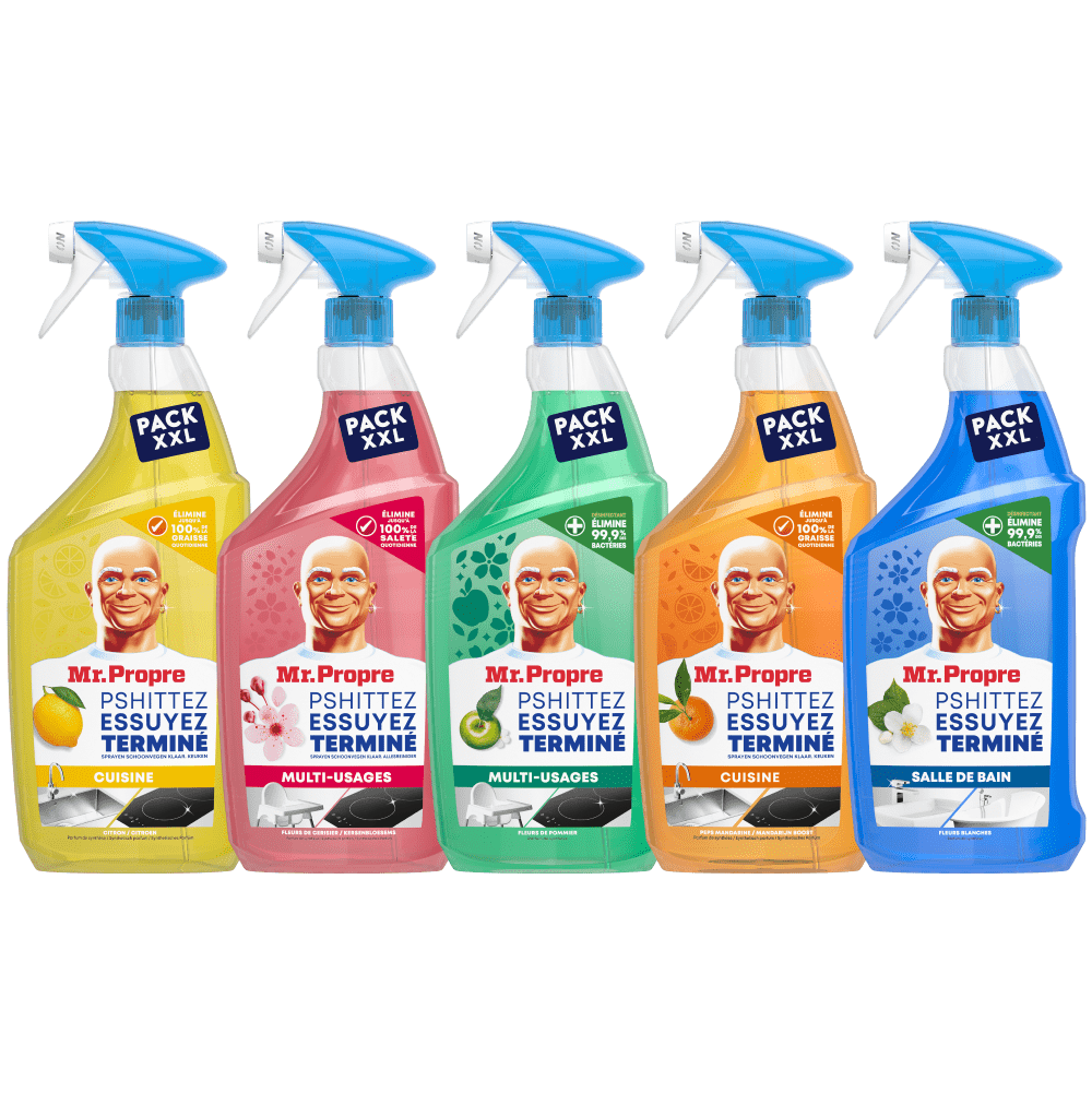 Multi-pack Mr. Propre Pshittez, Essuyez, Terminé