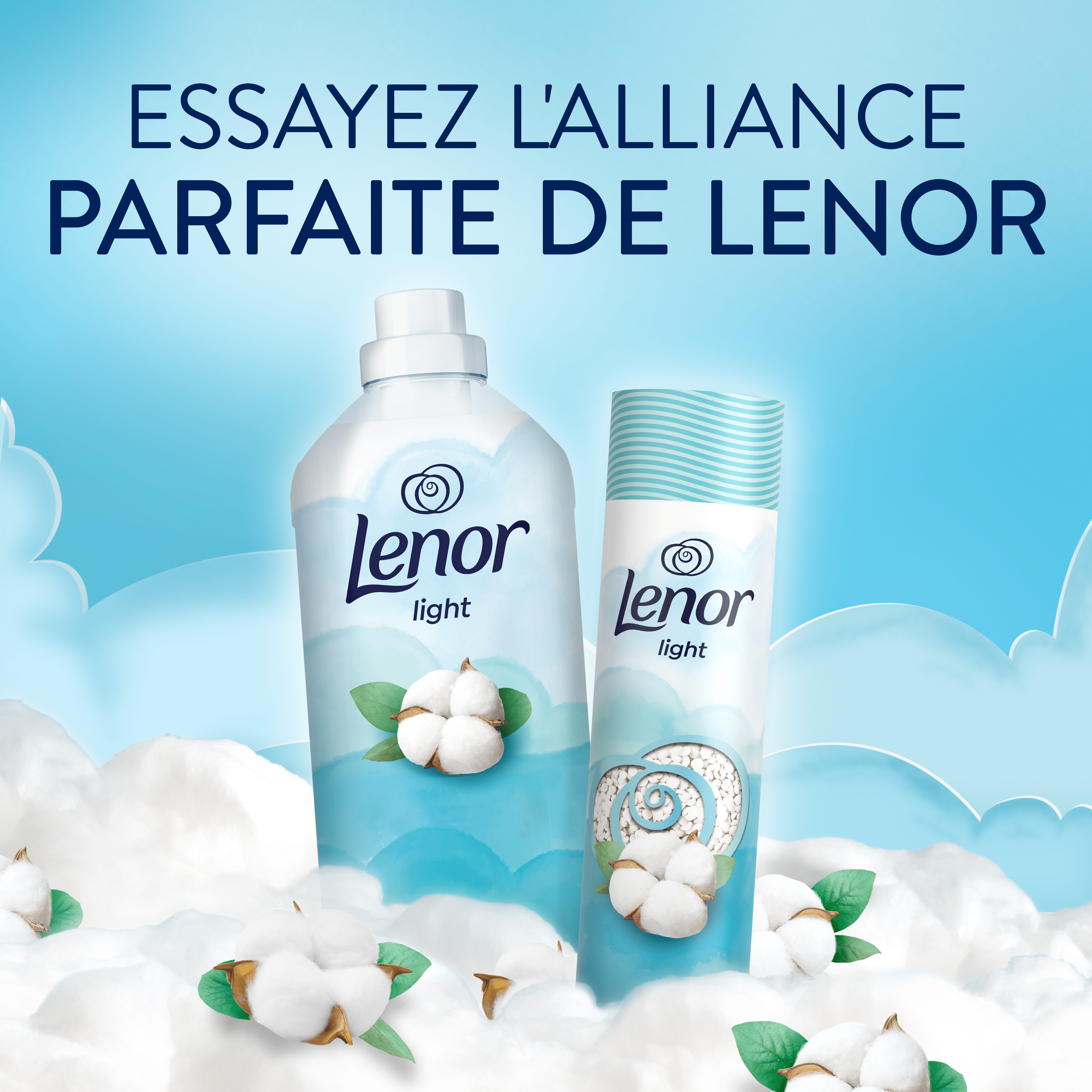 Lenor Light 0 Fraicheur de coton