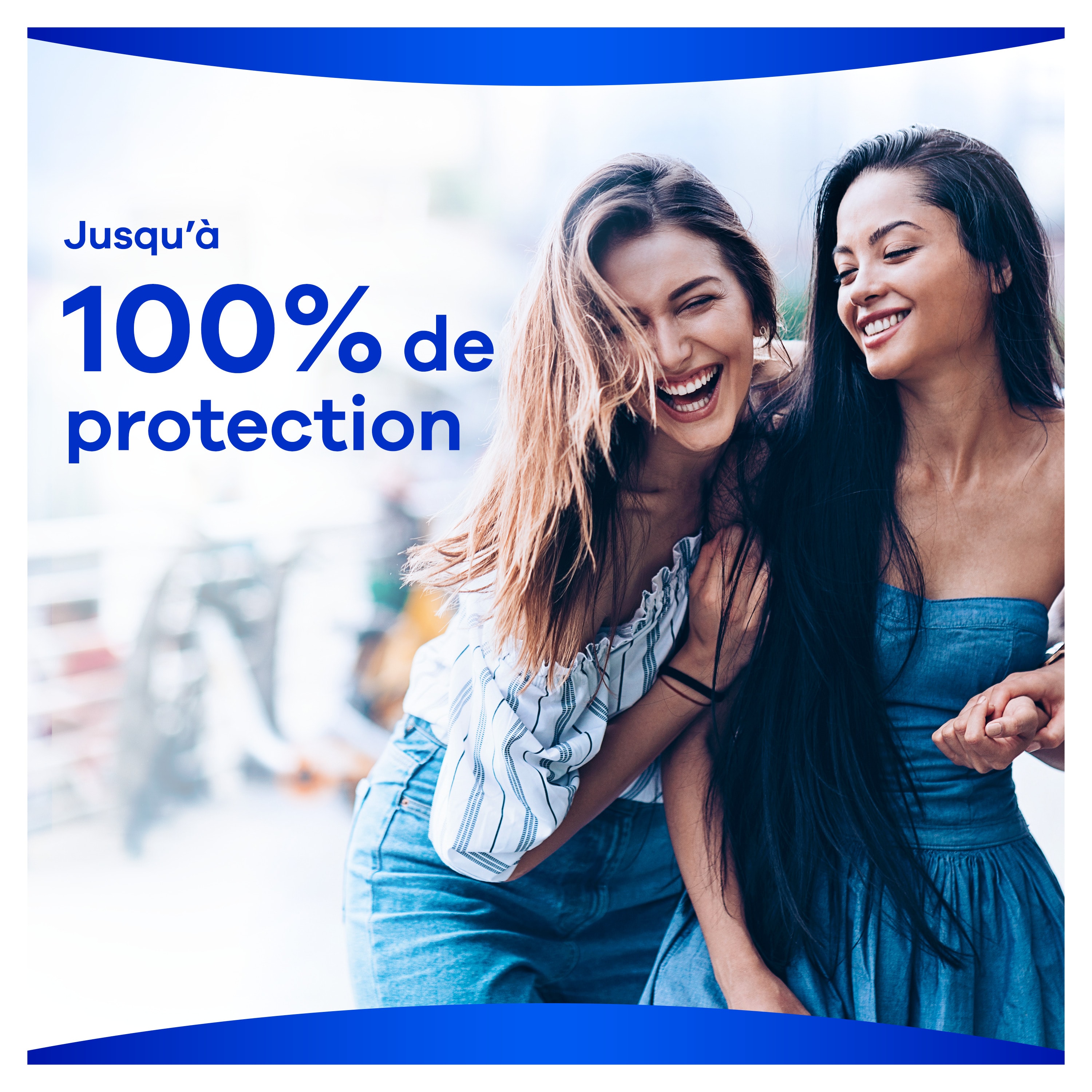 Jusqu'à 100% de protection