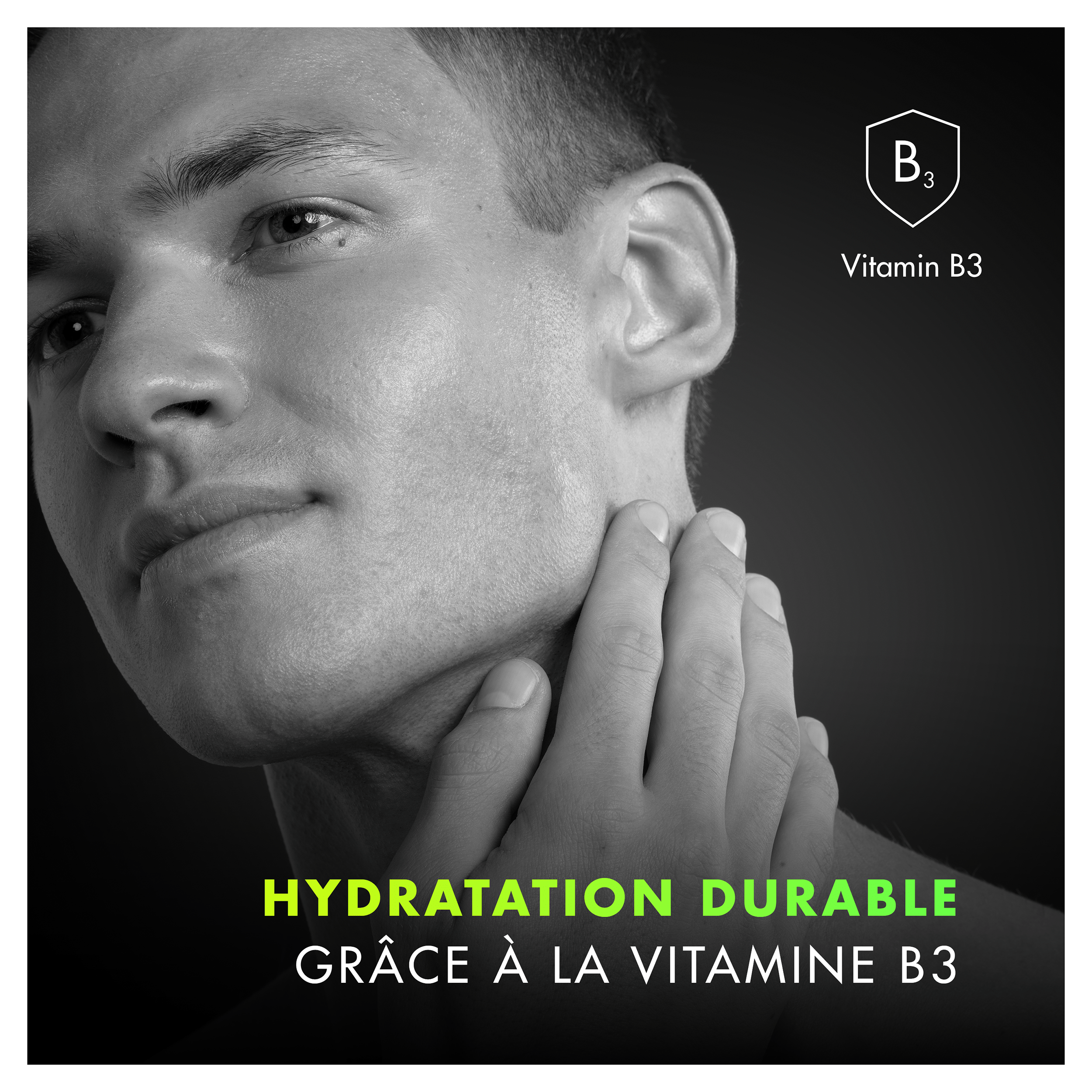 hydratation durable grâce à la vitamine b3