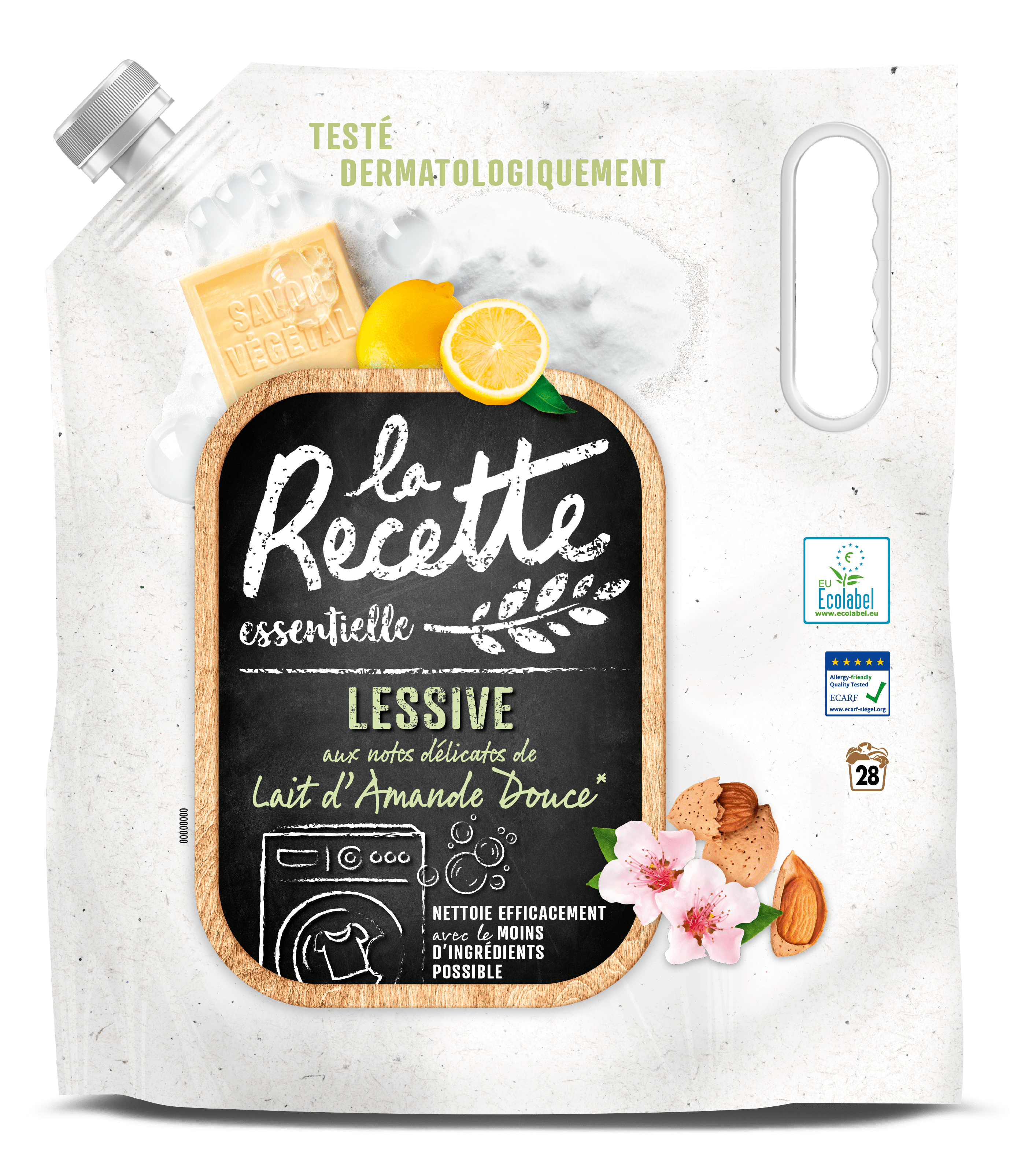 Recharge de lessive amande douce la recette