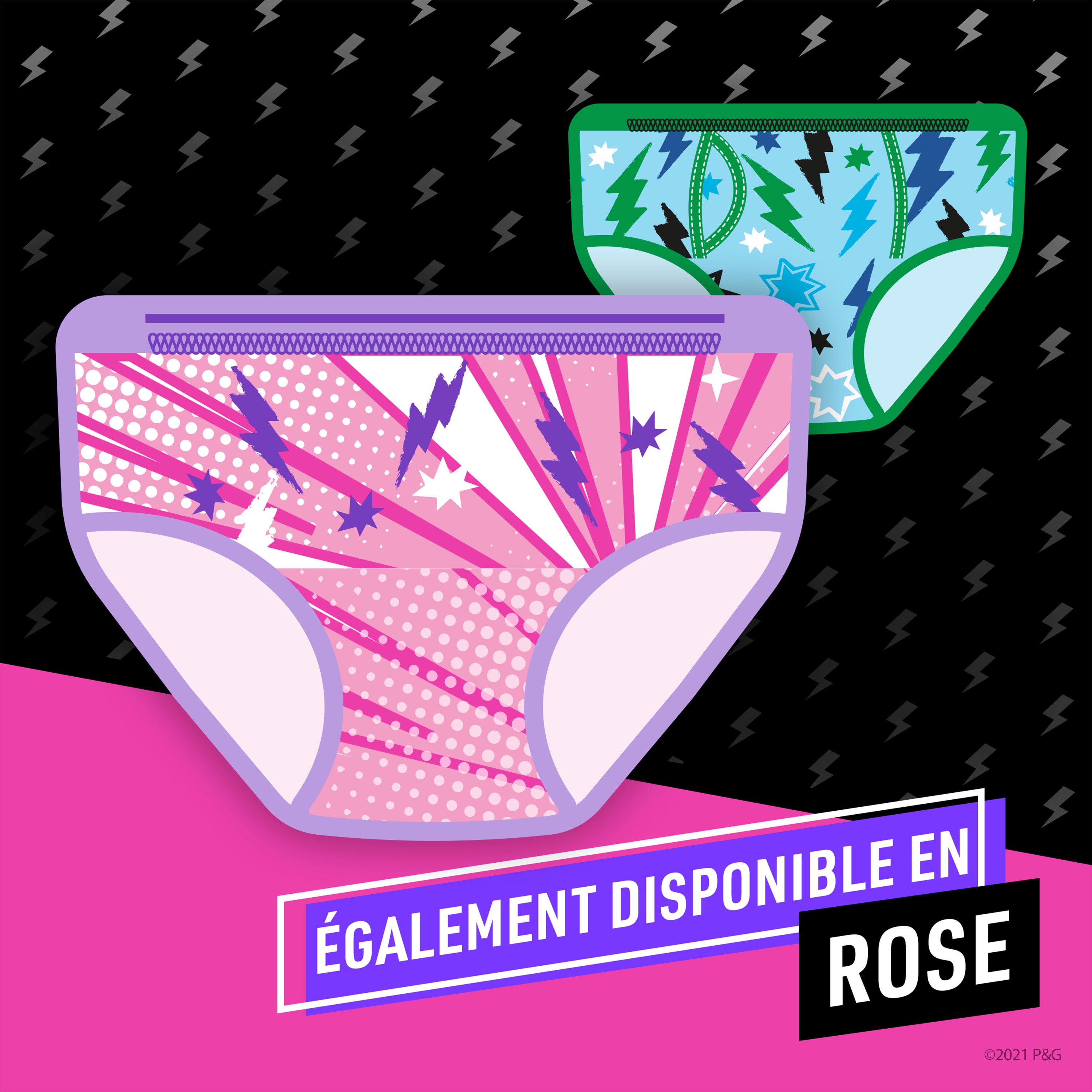 Sous-vêtement Ninjamas en version rose
