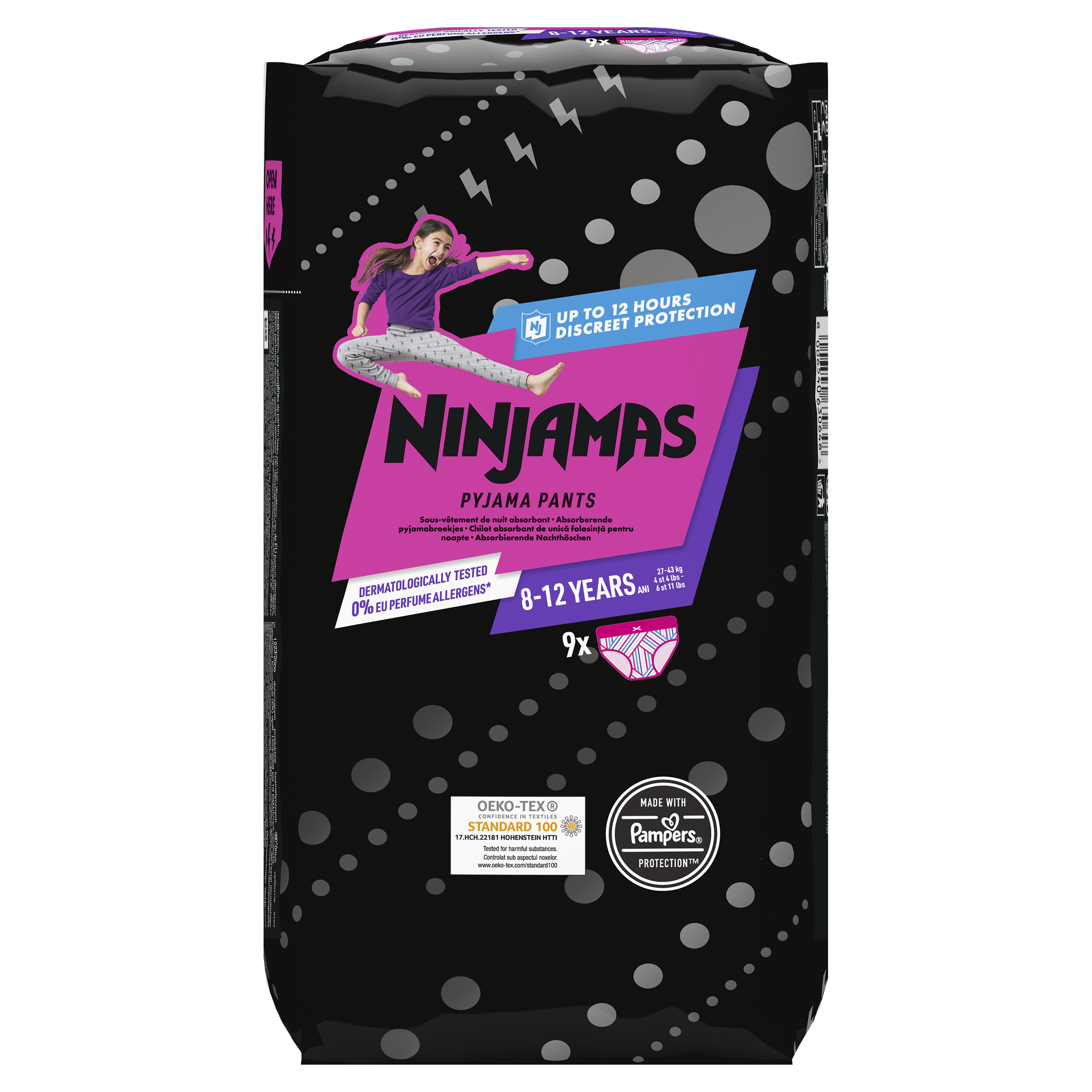 Ninjamas couche pour enfants ! 