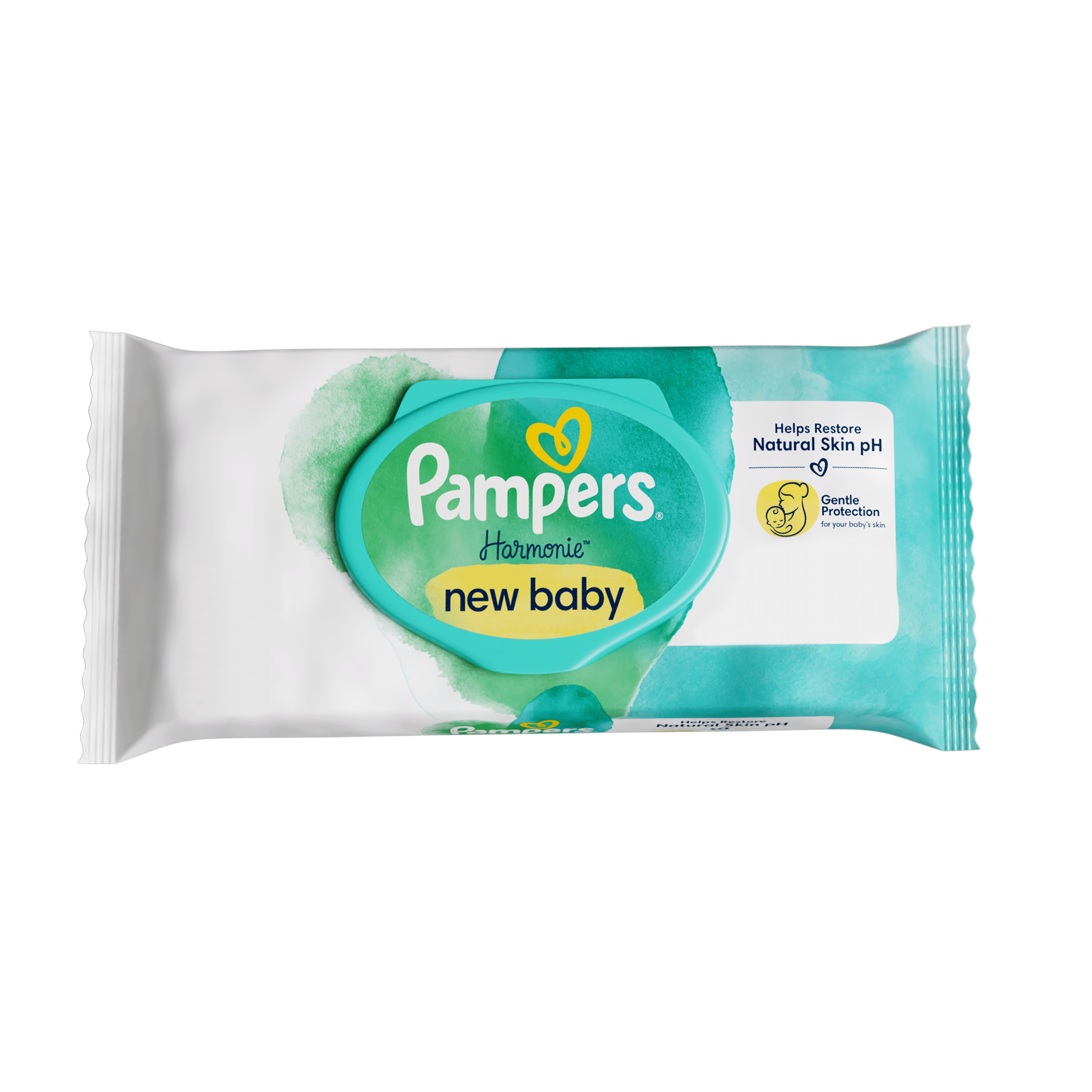  Lingettes Pampers Harmonie New Baby