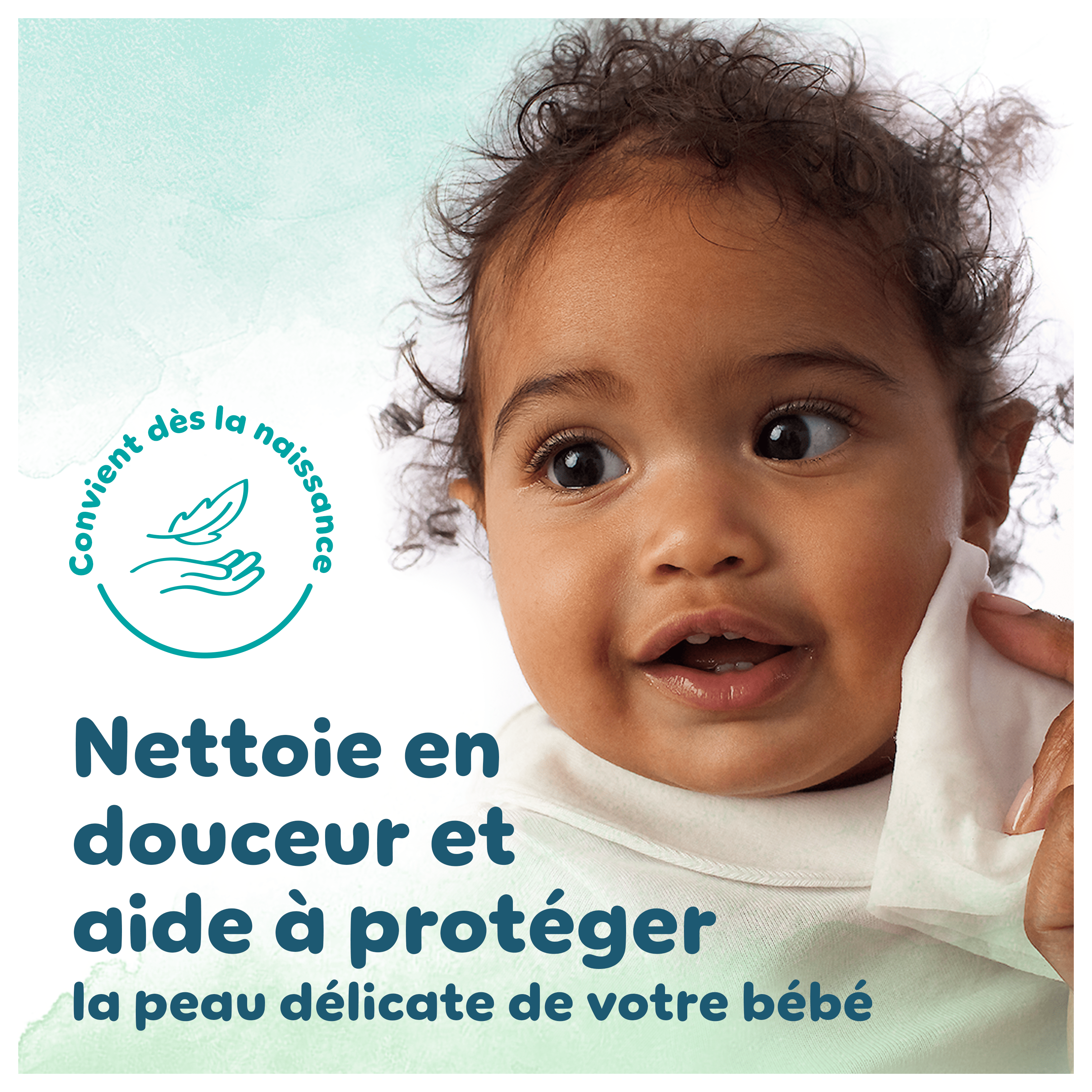  Lingettes Pampers Harmonie New Baby