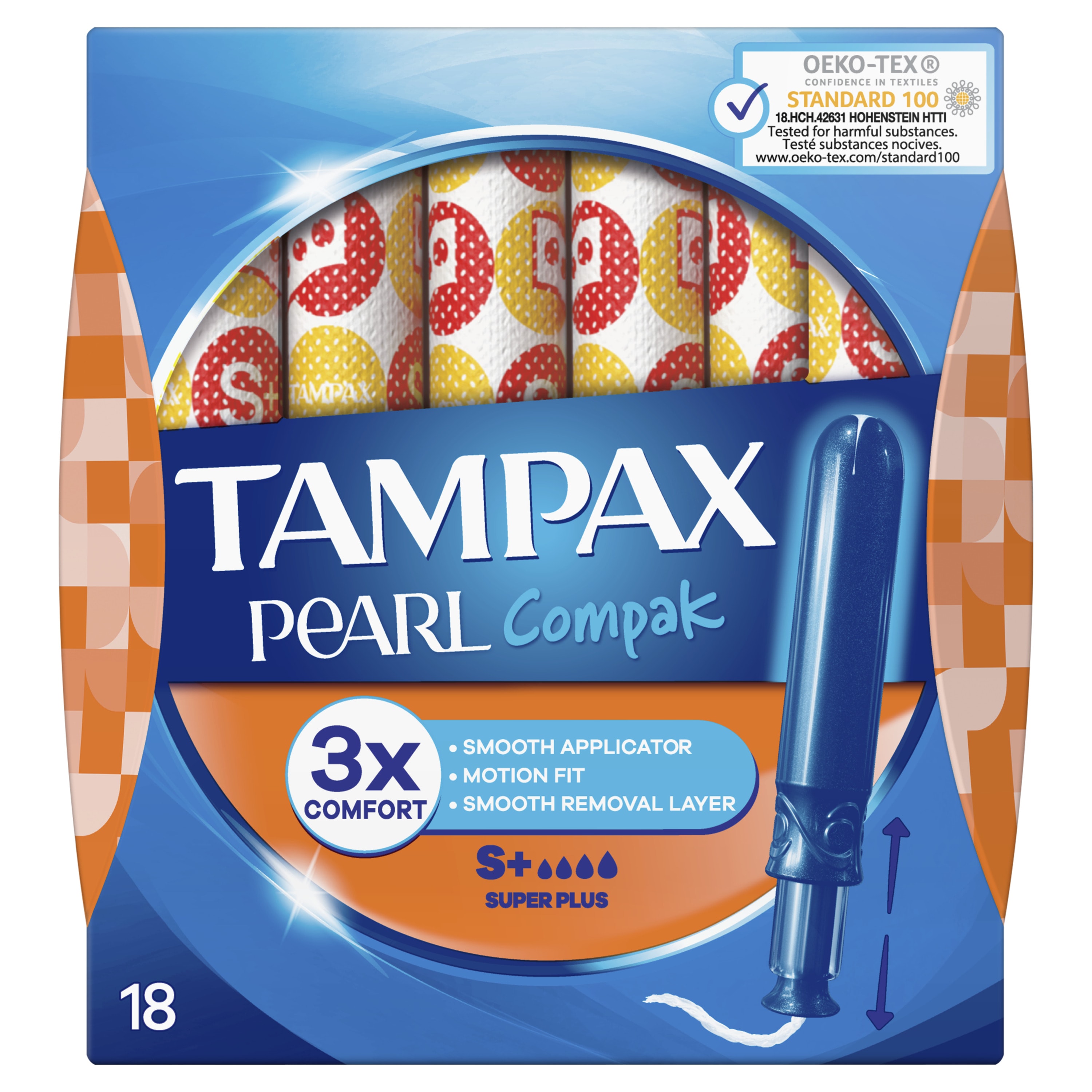 Boîte de Tampax Pearl Compak Super plus