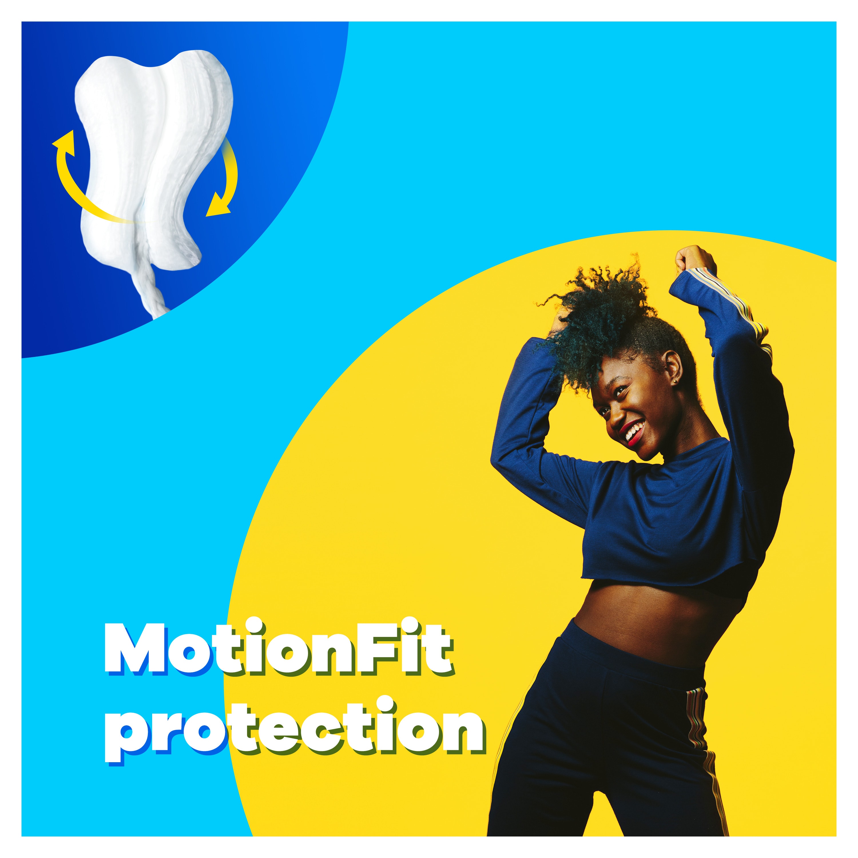 MotionFit protection - image d'une femme qui danse.