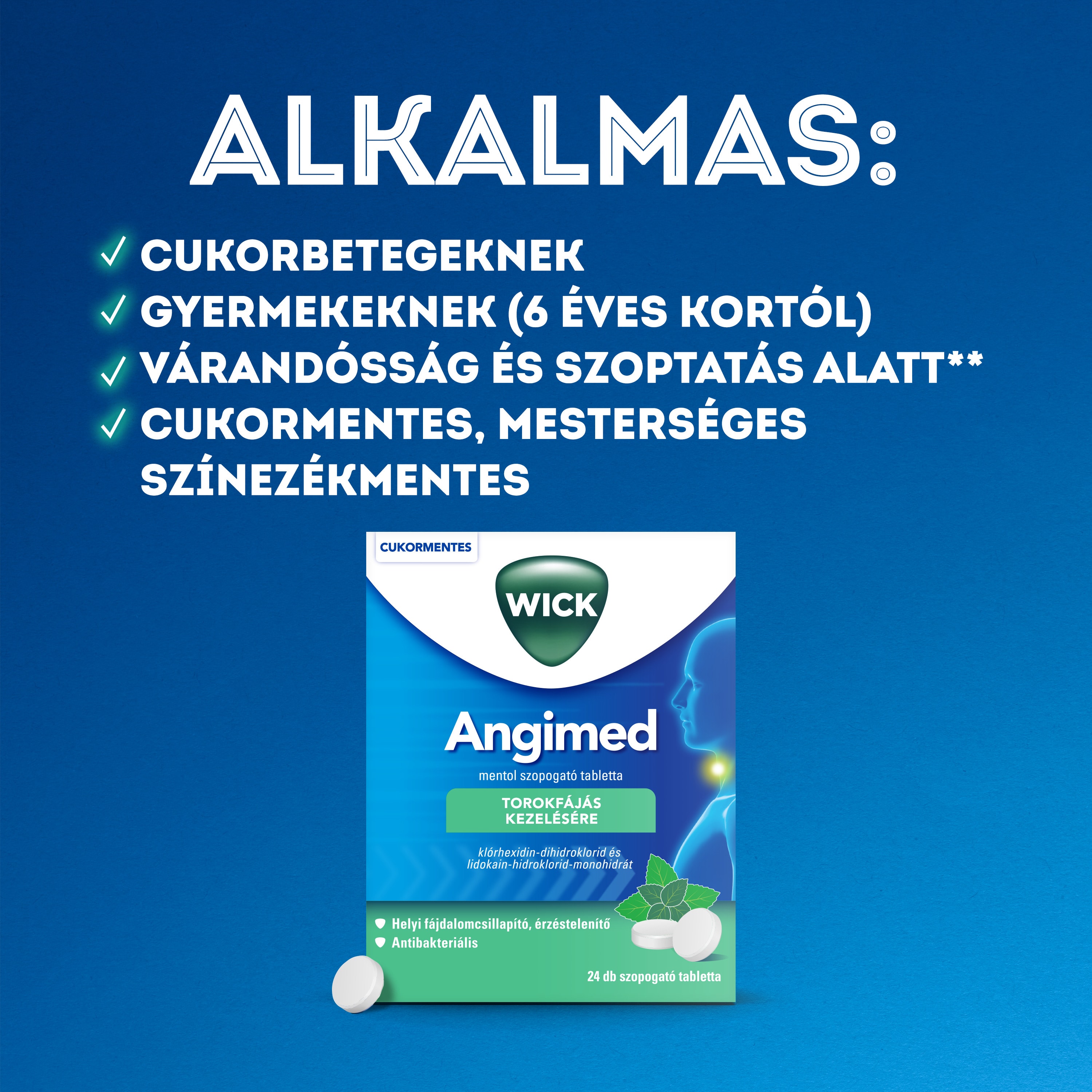Angimed méz szopogató tabletta