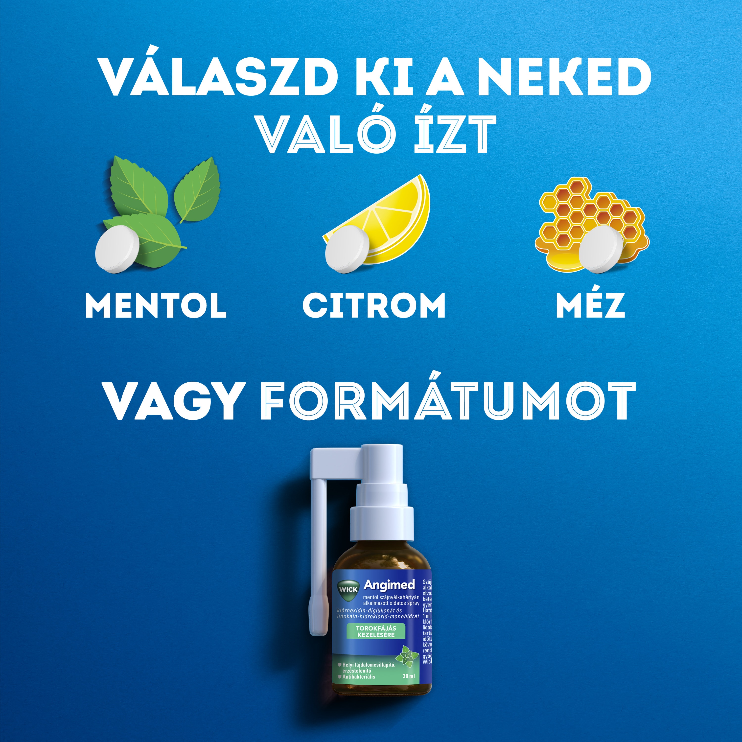 Angimed méz szopogató tabletta