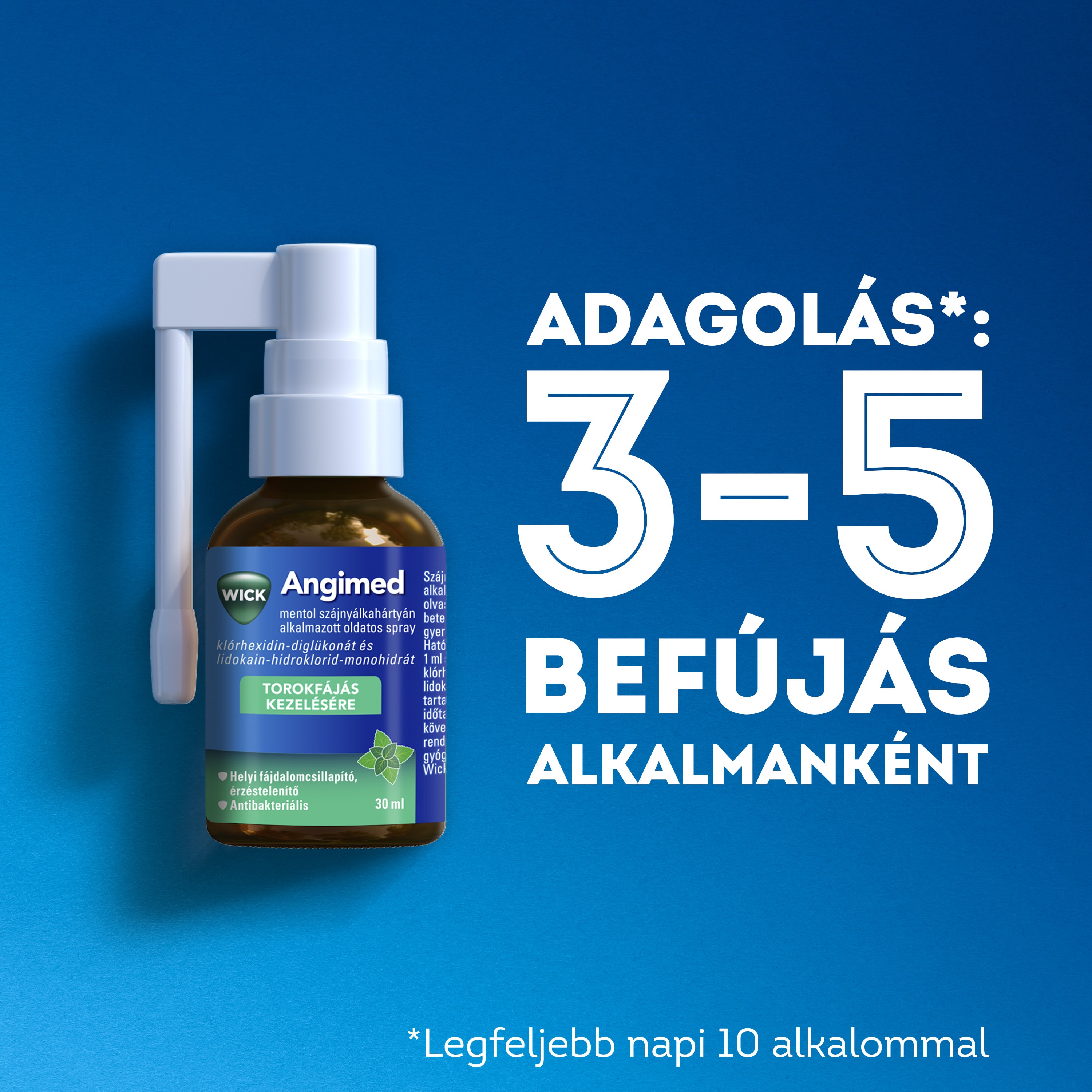 Angimed torokfájás elleni spray