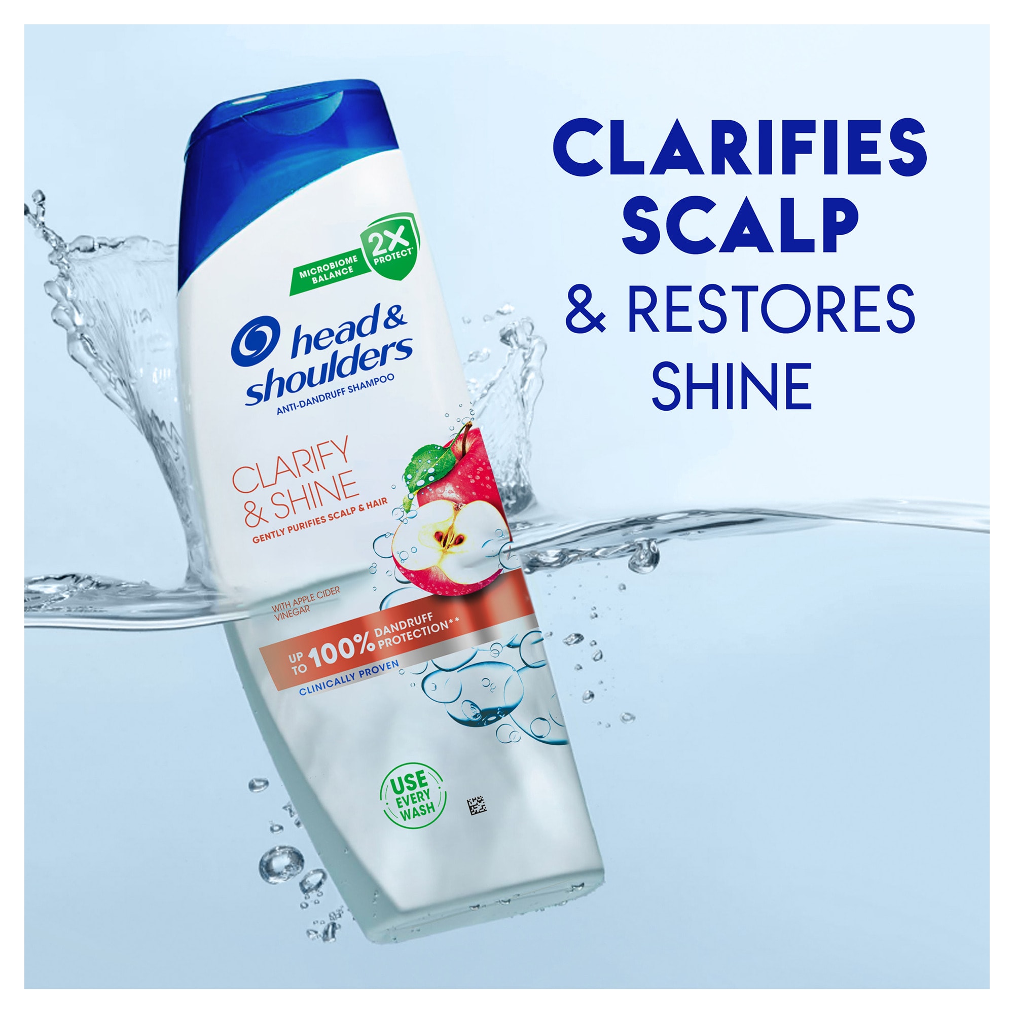 clarifies scalp and restore shine