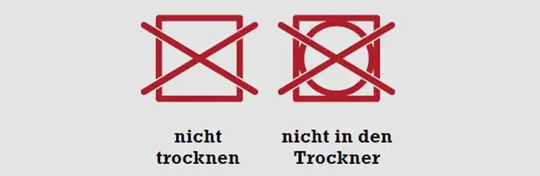 Waschsymbole
