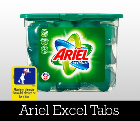 Lava con Ariel Tablets tu ropa de viaje