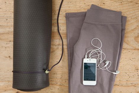 Tapis pour exercices de respiration contre le stress