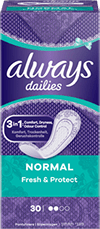 Always Dailies Normal Fresh & Protect