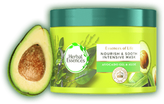 Μάσκα Μαλλιών Herbal Essences με Αλόη & Έλαιο Αβοκάντο