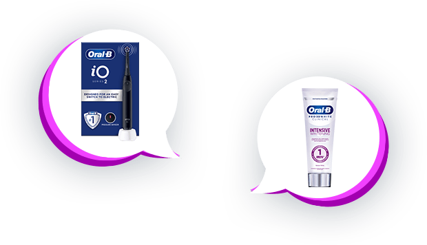 Ηλεκτρική οδοντόβουρτσα Oral-B iO2 με Οδοντόκρεμα Oral-B Intensive
