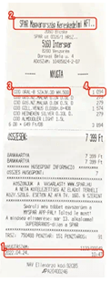 Helyesen kitöltött számla